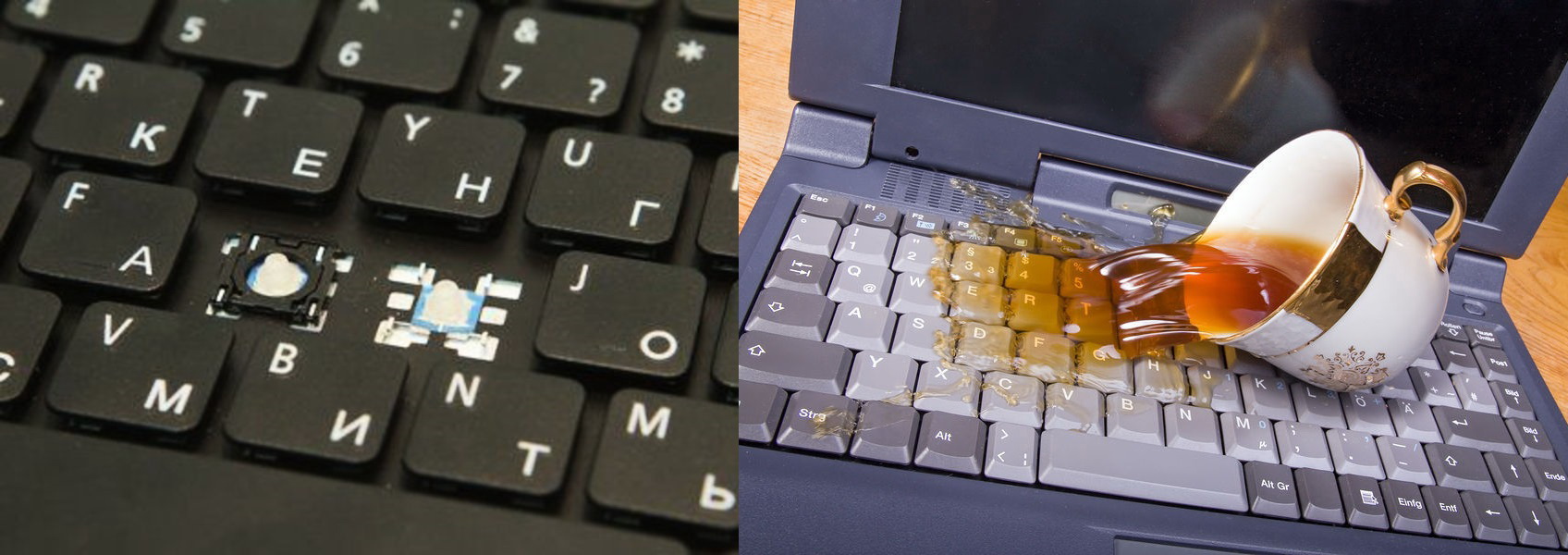 Клавиатура ноутбука – возможные причины поломки